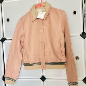 Sandro leather jacket